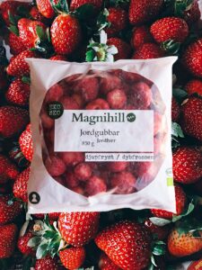 økologiske jordbær fra magnihill