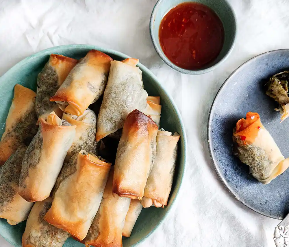 Hjemmelavede forårsruller